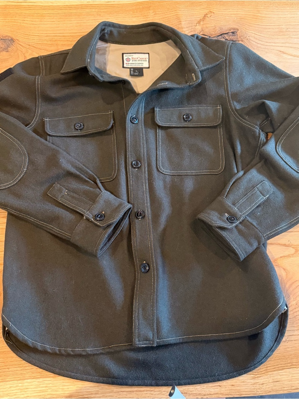 Rogue Territory Olive Green Lightweight Shirt Jacket - Men's